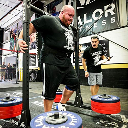 Valor Fitness BD-21 Yoke Rack Strongman Equipment J Hooks Squat Rack and Bench Press Pull Up Bar Optional Safety Spotter… - Image 4