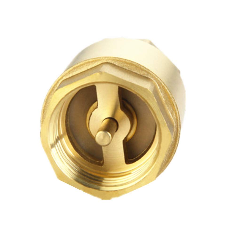 DOLUNTO Valvole di ritegno Ottone 1/2 3/4 1 1-1/4 1-1/2 2 Pollici Filettatura Femmina Wire Bocca Verticale valvola di ritegno valvola di Non Ritorno (Specification : DN32)