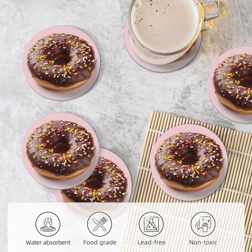 Dessous de verre donut pour apéritif et pause café cocooning