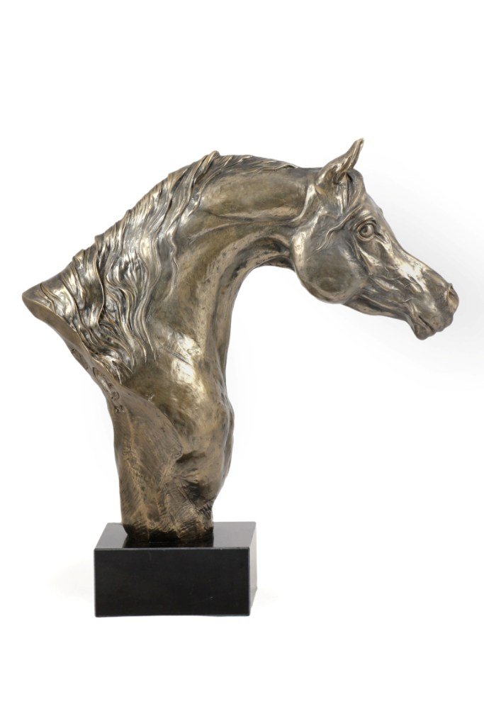 Koń arabski, marmurowa statuetka figurka limitowana edycja ArtDog