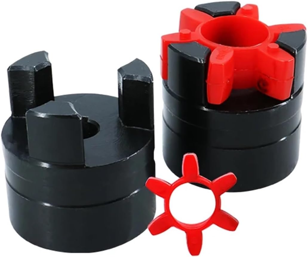 HOBKEY D30L50 Bore 8-16mm Star Motor Coupler Flexible Elastic Shaft Coupling 2 Jaw 45# Steel Large 20Nm Connector (Size : 8-10)