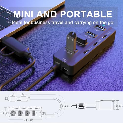 Adaptateur multiport USB C haute performance compatible Thunderbolt 3 4 - 4