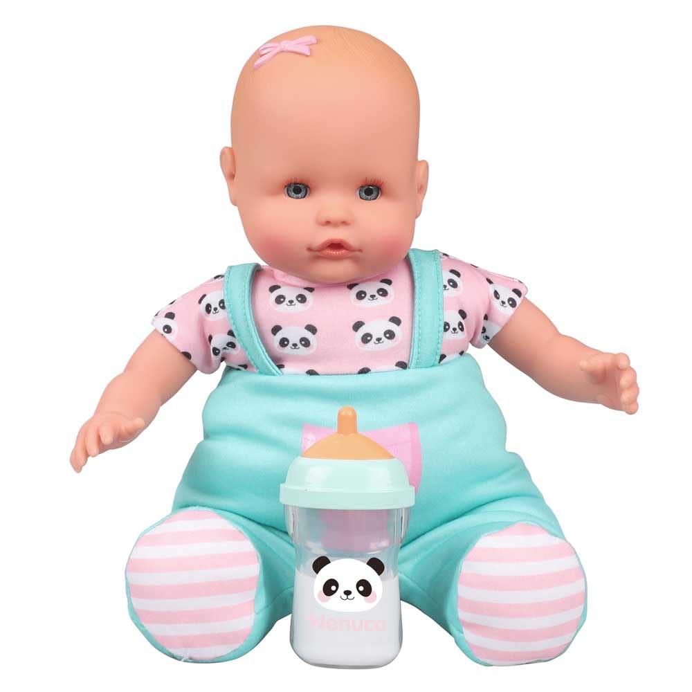 NENUCO - Biberón Mágico, Muñeco bebé blandito, el líquido del biberón desaparece Cuando el bebé se lo Haya Terminado. para niños y niñas a Partir de 10 Meses, (Famosa NFN86000)