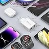 Cargador-USB-carga-USB-de-4-puertos-con-cargador-rapido-Smart-QC-30-de-33W-cargador-de-varios-puertos-USB-Adaptador-Compatible-con-iPhone-111213141516SEXSiPadSamsung-Galaxy-S21S22S23S24