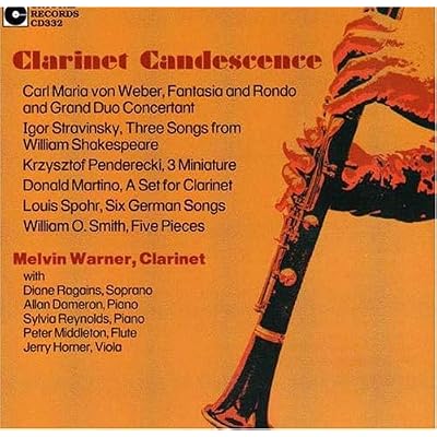 Clarinet Candescence: Melvin Warner, Clarinet