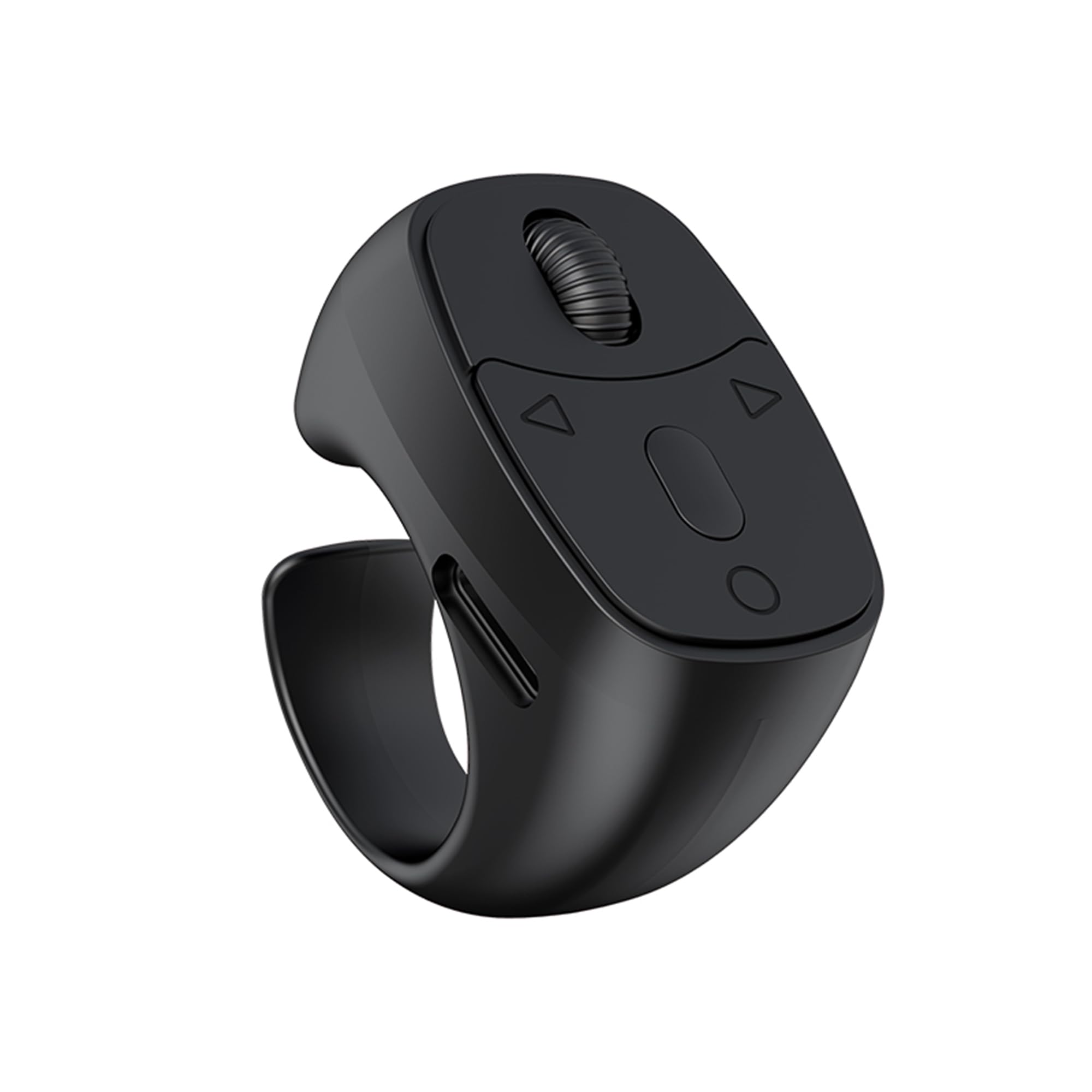 Anillo de desplazamiento remoto para video, control remoto de cámara Bluetooth, anillo inalámbrico para iPhone, Android, manos libres, grabación de video y control remoto de música