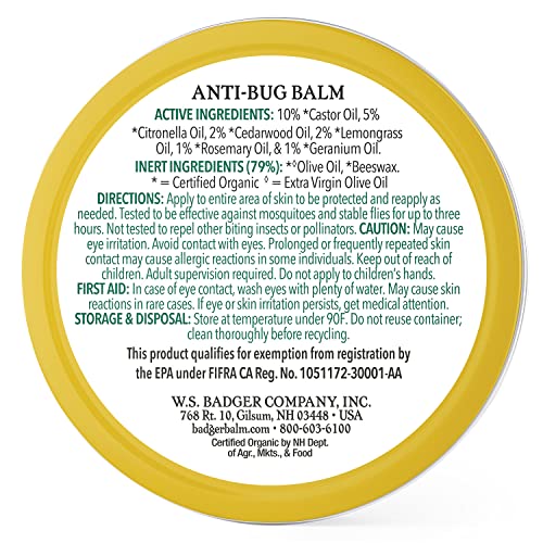 Badger Anti-Bug Balm 2 oz Tin