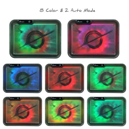 Kit de bandeja iluminada LED con accesorios de neón para salón 5