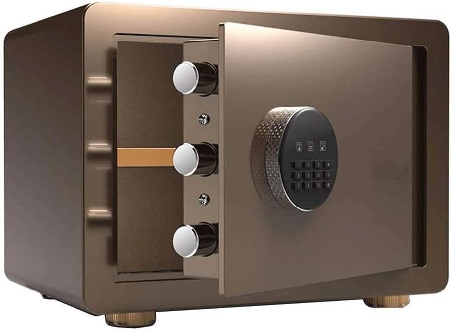 Electronic Digital Deposit Box, Solid Steel Structure Hidden in the Bolt Lock, Wall Anchor Design for Home Office Hotel Business (E) safe