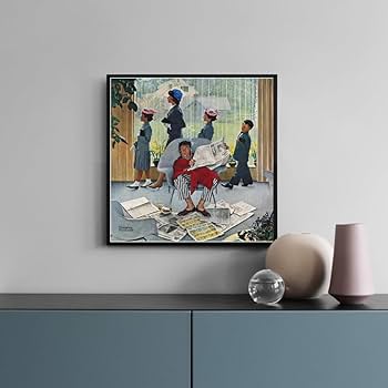 ノーマンロックウェル　ポスター　額装　アート　絵画　リトグラフ imgrc0093767263.jpg