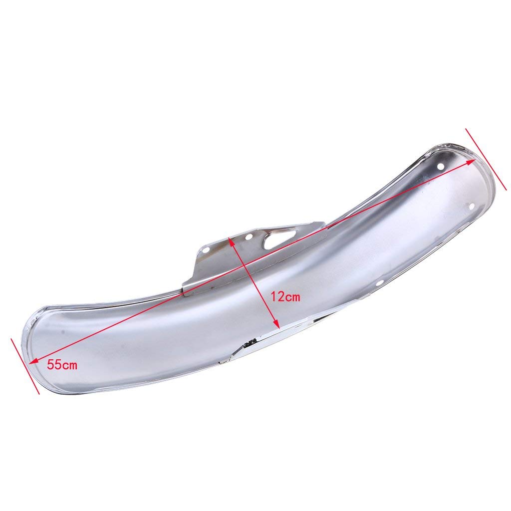 Guardabarros Delantero de Acero Inoxidable para Motocicletas Suzuki GN125