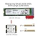 chenyang M.2 22x30mm to 22x80mm NVME M-Key NGFF Extension SSD Upgrade Adapter Compatible with ROG Ally Gaming