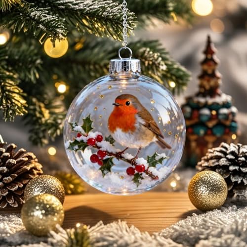 Kristallglas-Ornament, Geschenk, niedliche Vögel,...