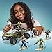 Mega Construx Halo Warthog Rally Vehicle Halo Infinite Construction Set with Master Chief Character Figure, Building Toys for Kids