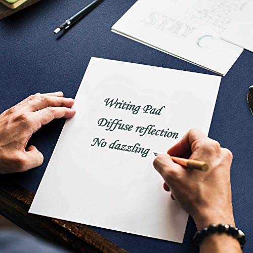 Image of Extended Mouse Pad Mat XXL Desk Pad Large Desk Mat 35.4 inch X 16.9 inch Desk Blotter Writing Pad for Laptop /Office /Home, PU Leather Waterproof +Suede Non-Slip 90 x 43cm (Dark Blue)