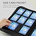 Deoyibu 9 Pocket Card Binder,360 Pockets Trading Card Binder,Double Sided Pocket Collection Binder,Card Folder for MTG,TCG,Game Cards,Sport Cards,Black