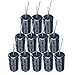 4700uF 25V Capacitor,12PCS 25V Capacitor 16X25MM 4700uF Capacitor 25V Aluminum Electrolytic Capacitor Assortment for DIY Soldering Electronic Projects Compatible with Arduino Kits