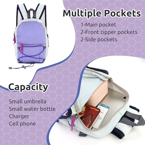 Mochila pequeña ligera de 4L para senderismo 8 pulgadas miniatura 3
