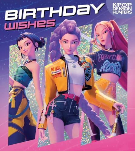 KPOP Birthday Card Birthday Wishes K-pop Demon Hunters Birthday Cards