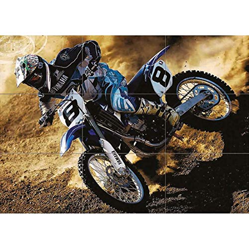 YAMAHA MOTOCROSS MOTORBIKE GIANT POSTER AFFICHE PRINT X1438