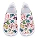 Belidome coloré Papillon Femmes Baskets Plates en Maille Formateurs Chaussures de Marche d'été Respirant