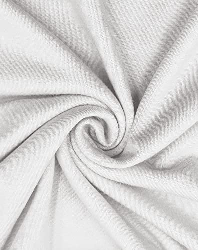 Yuccalley Women's Lace Short Sleeve Crop Tops Summer Casual Round Neck Tees3