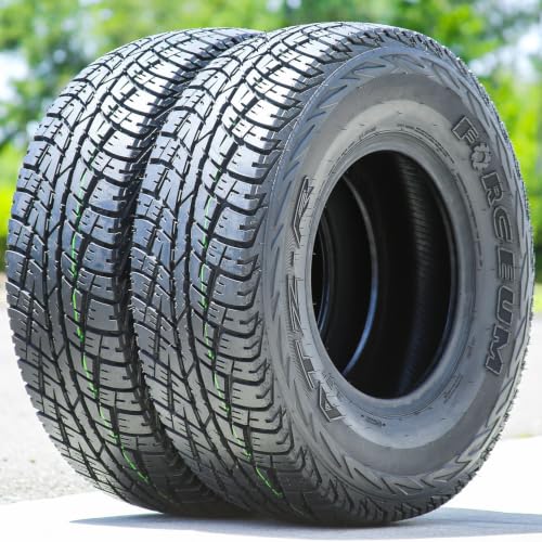Set of 2 (TWO) Forceum ATZ-R A/T All-Terrain Off-Road Light Truck Radial Tires-31X10.50R15LT 31X10.50X15 31X10.50-15 109Q Load Range C LRC 6-Ply BSW Black Side Wall
