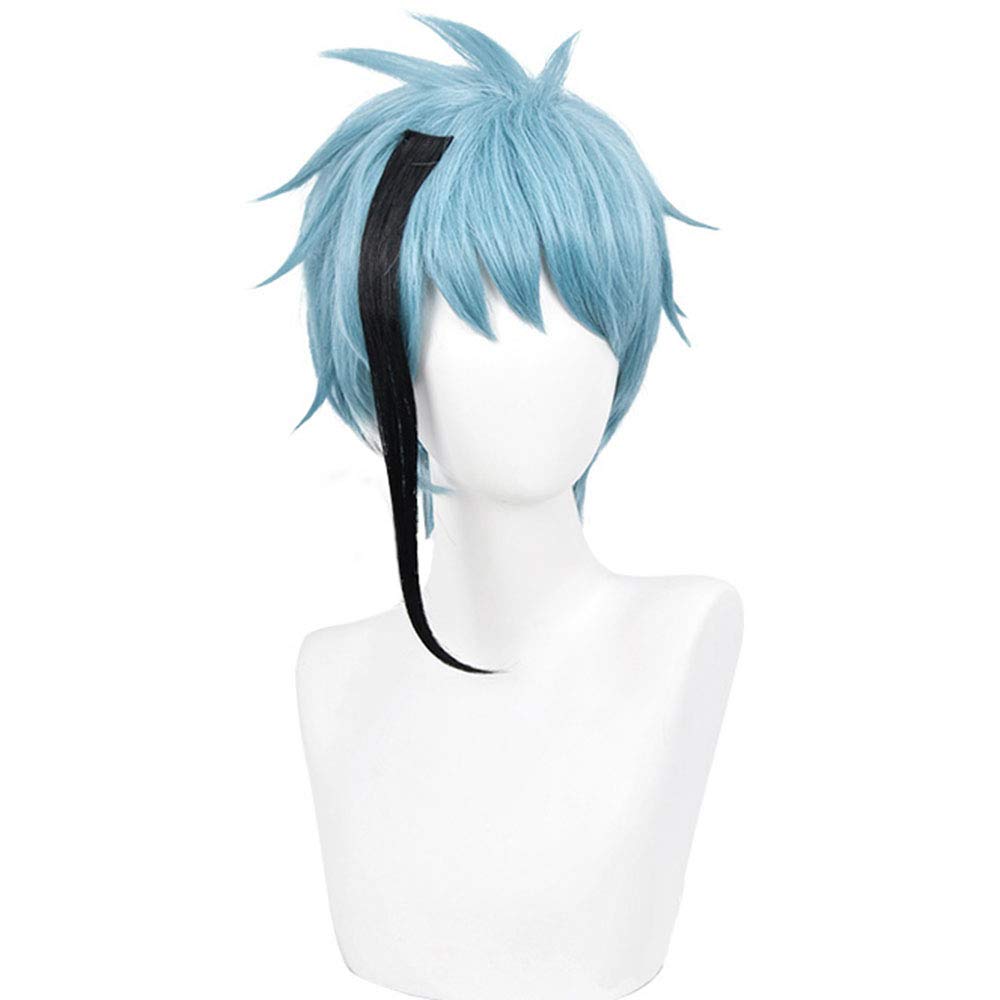 ジェイド&フロイドセット　ウィッグ Amazon.co.jp: コスプレウィッグ ショート 黒エクステ ブルー