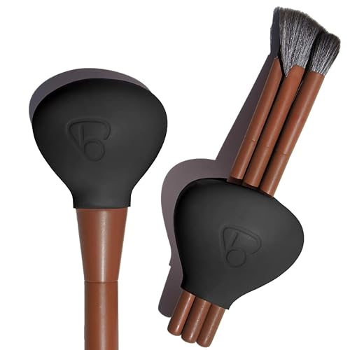 Miniatura 65 de Fundas originales de silicona para brochas de maquillaje para viajes, una funda de almacenamiento y organizador para brochas para proteger la bolsa