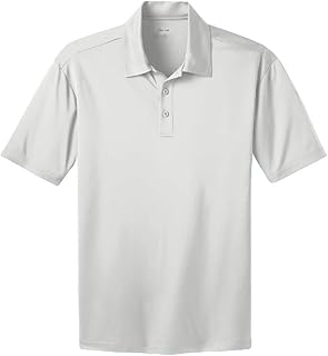Joe's USA Men's Silk Touch Golf Polo's,3XL-White