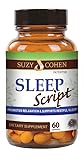Suzy Cohen Sleep Script with Melatonin - Botanical Sleep and Relaxation Formula for Adults for Mood,