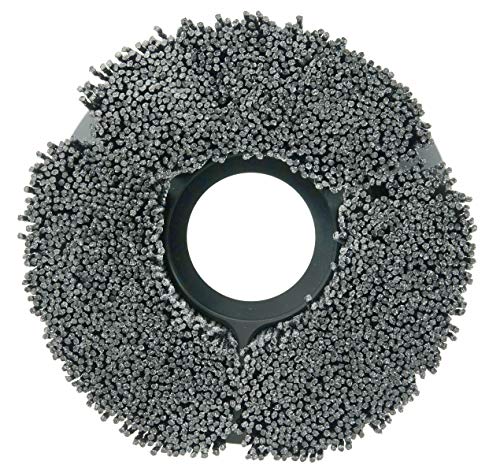 Image of Weiler 86114 4 inch Burr-Rx Maximum Density Shell-Mill Holder Disc Brush, .055 /80CG Crimped Fill, Made in The USA