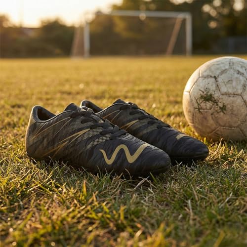 Image of Football Nexa Shoes for Men | PVC Synthetic Leather Upper | Lightweight Sports & Training Footwear