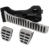 audi a4 pedalkappen wechseln Material: gebürsteter Edelstahl mit Gummi (schwarz)