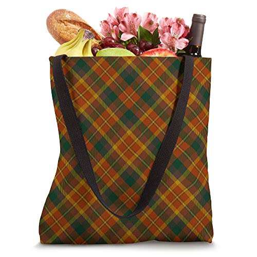 Bolso tipo tote con estampado tartán irlandés del condado de Monaghan miniatura 4