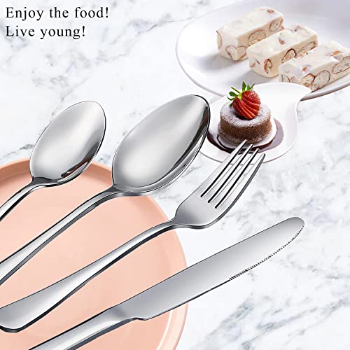 image for Scent Time 16 Pcs Dinner Forks, Top Food Grade Stainless Steel Forks S
