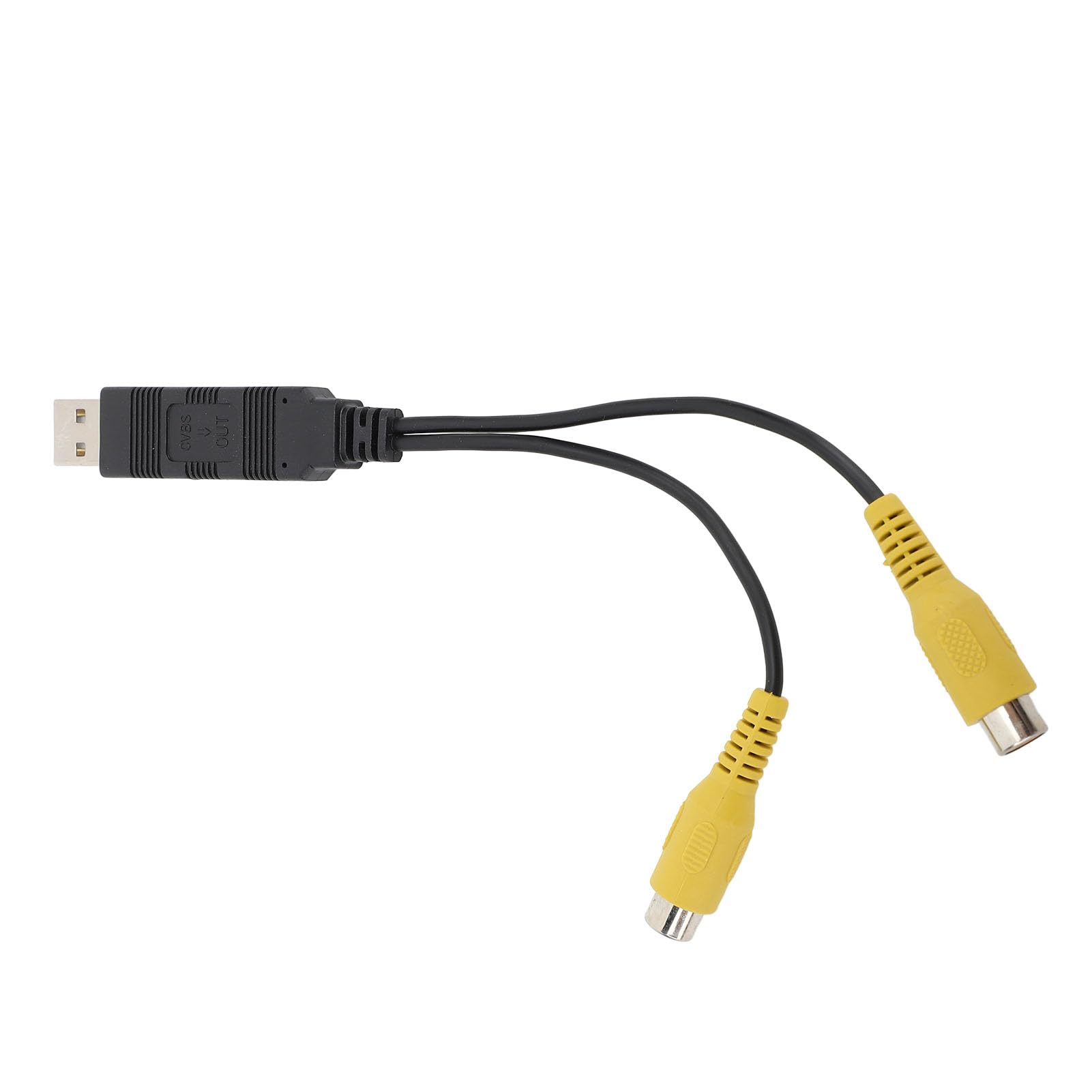 Adattatore Uscita Video, Adattatore Convertitore Audio Video Cvbs Composito RCA, Adattatore Uscita Video da USB a Cvbs Video HD Adattatore Cavo Interfaccia USB a RCa Facile da Usare Per Veicolo