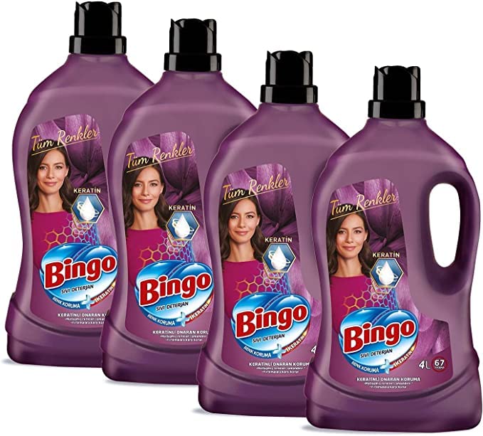 Bingo Onaran Koruma Sıvı Bakım Çamaşır Deterjanı 4 L