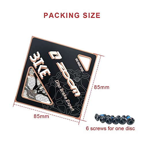 Krsec 180Mm Disc Brake Rotor Road Mountain Bike Disc Brake Zoom Stainless Steel Floating Bicycle Rotors For Road Bike Mountain Bike Mtb Bmx, Black #TOP5