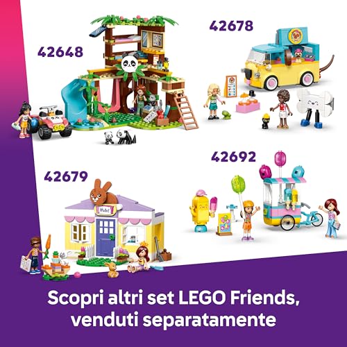 Friends Barca d’Avventura Axolotl Giocattolo - Set con 2 Mini Bamboline, 2 Simpatici Animali, Piante, Fiori e Accessori - Regalo di Compleanno per Bambine da 5 Anni in su - 42681 - Lego - Immagine 7