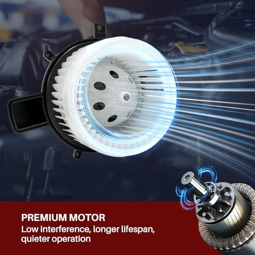 Image of 700216 Front AC Heater Blower Motor Fan Fit for Chrysler Town & Country 2008-2016, for Dodge Grand Caravan 2008-2020, Durango 2011-2019, for Jeep Grand Cherokee 2011-2019