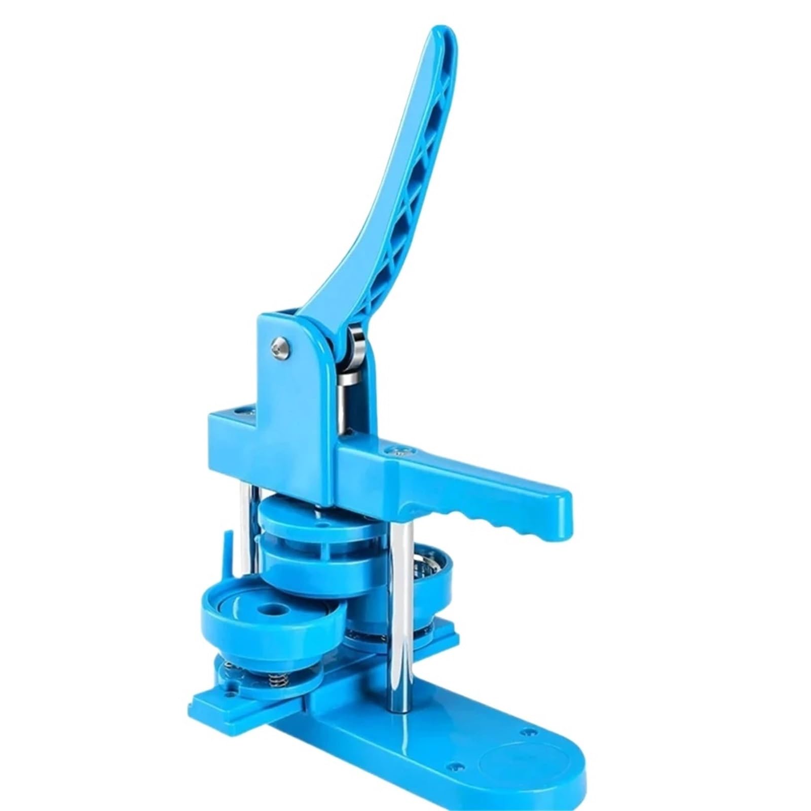 Fridge Magnet Maker Maszyna do robienia odznak 25 + 32 + 58 MM DIY broszka przycisk maszyna do robienia odznak maszyna do przypinania maszyna do robienia magnesów Button Making Machine(32MM Blue)
