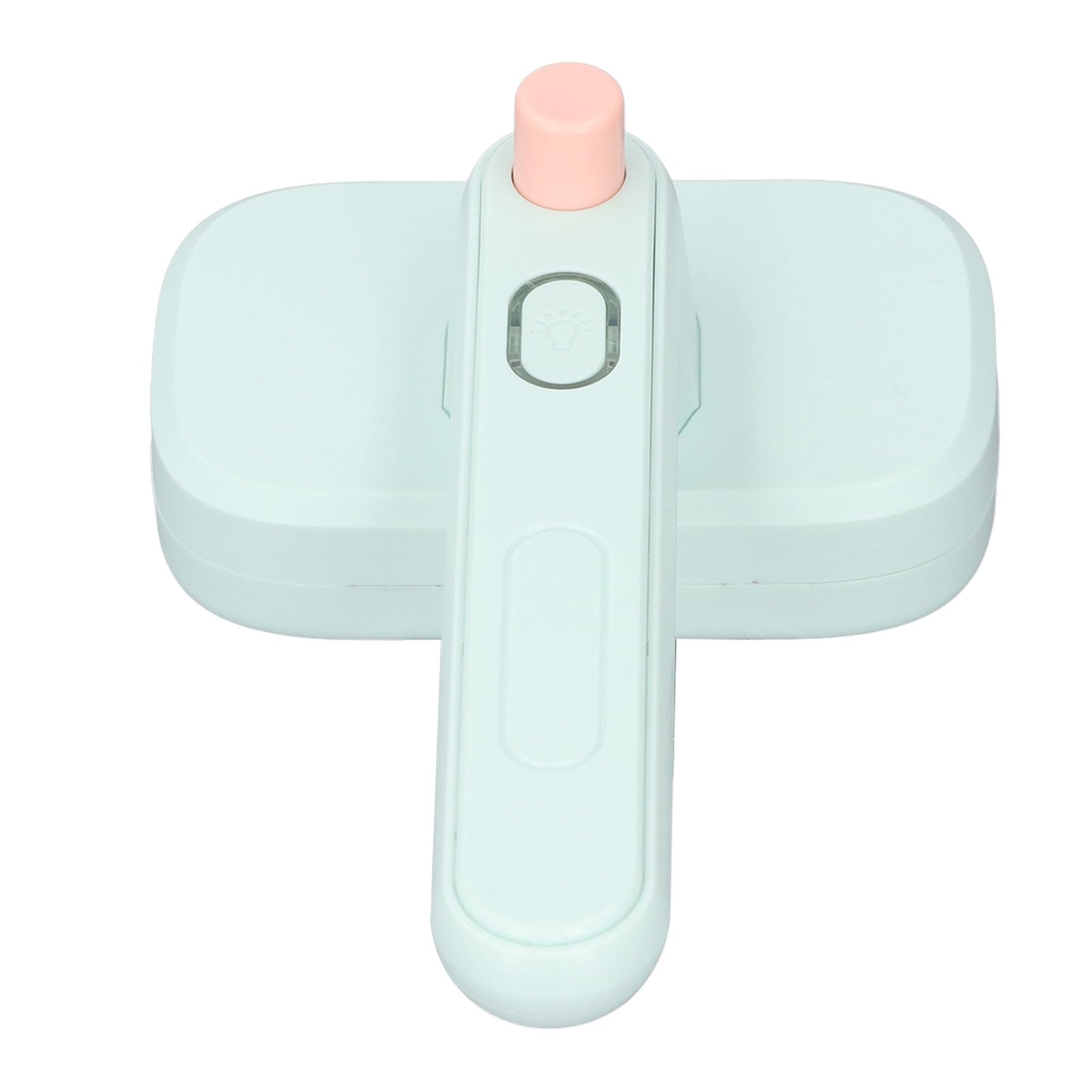 Cepillo para quitar pelo de mascotas con función de autolimpieza y dientes de peine con pasador de iones negativos para depilación con efecto de masaje para gatos y perros (Verde)