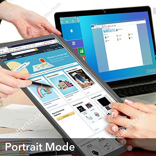 Portable Monitor - Lepow 15.6 Inch Full HD 1080P USB Type-C Computer Display IPS Eye Care Screen with HDMI Type C Speakers for Laptop PC PS4 Xbox Phone Included Smart Cover