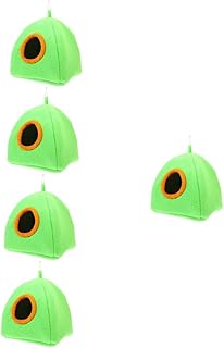 Ipetboom 5 Pçs Ninho De Hamster Brinquedo Hamster Tenda Yurt Furão Rede Casa De Chinchila Casa De Hamster Caverna Quente Hamster Casa De Hamster Cabana De Hamster Delicada Cabana De