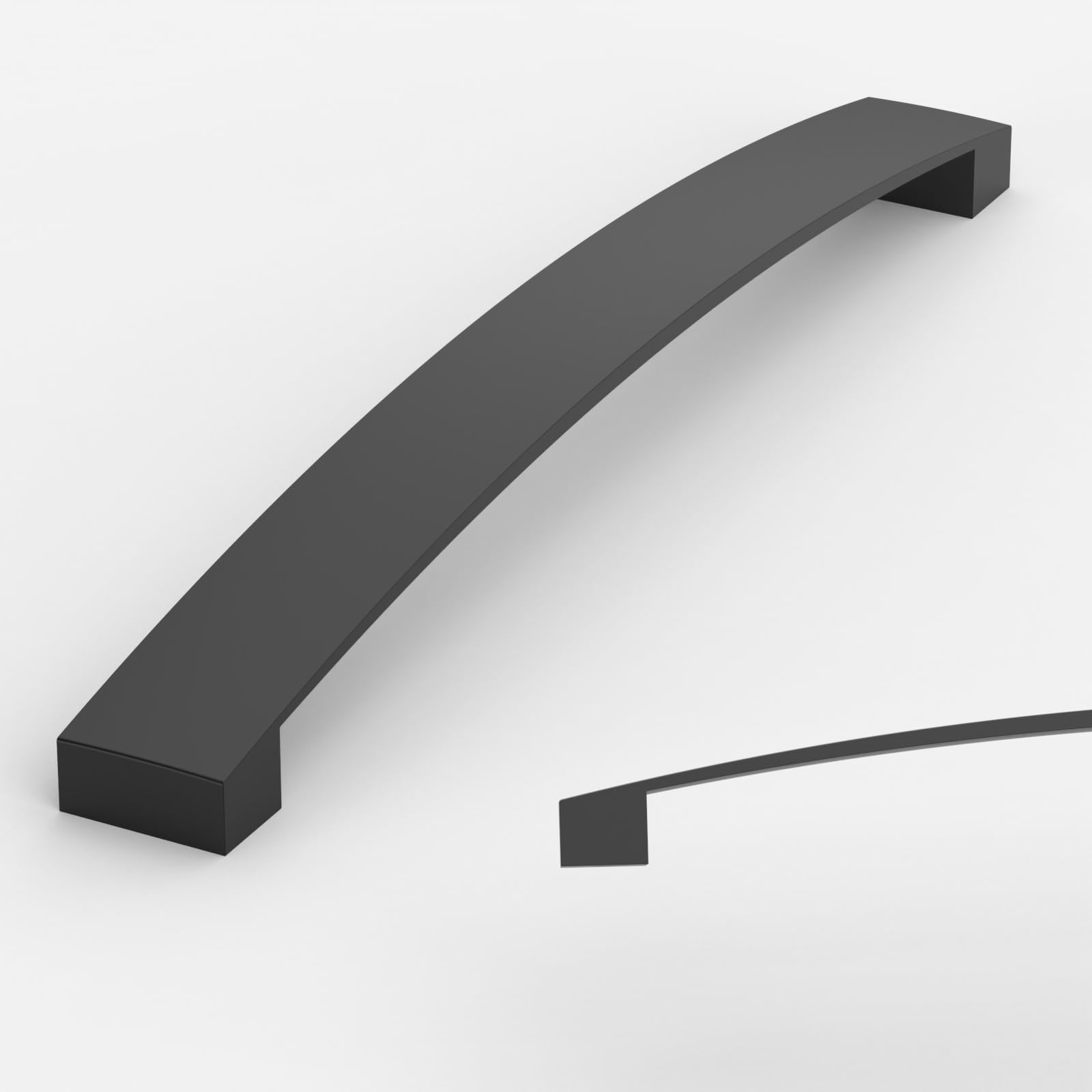 Amerdeco 10 pezzi Maniglie per Mobili Nero da Cucina Distanza fori 192mm Maniglie cucina armadietti in maniglie cucina per maniglie cassetti UK0021