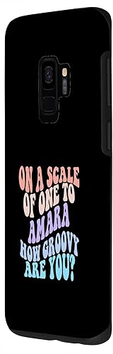 Miniatura 2 de Galaxy S9 AMARA Cute Retro Girls Groovy AMARA Personalized Name Case