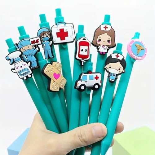Set de 18 bolígrafos con tinta negra Vbsqic miniatura 5