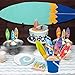 18pcs Surfboard Centerpiece Sticks Summer Surfing Birthday Party Decorations Surf Surfboard Theme Party Table Toppers for Surfer Birthday Party Summer Beach Party Baby Shower Supplies