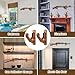 SCUNDA Gun Rack for Wall, Wall Mount Gun Rack, Indoor Gun Rack Holder for Home Office Storage Display, Wooden Wall Gun Rack for Rifle Shotgun and Bow,2 Pack